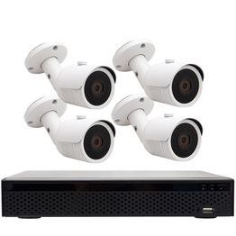 Valvontakamerapaketti T-Cam DVR 8004 4K