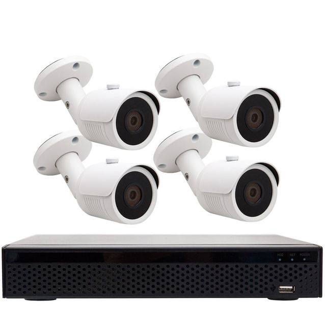 Valvontakamerapaketti T-Cam DVR 8004 4K