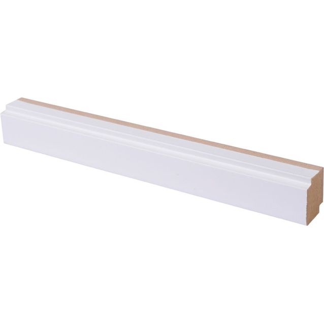 Varjolista Maler Smart Aava, 16x19x2750mm, MDF, puolikiiltävä valkoinen