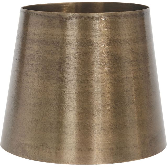 Varjostin PR Home Mia metallivarjostin Ø 200/145 x 170 mm raakamessinki