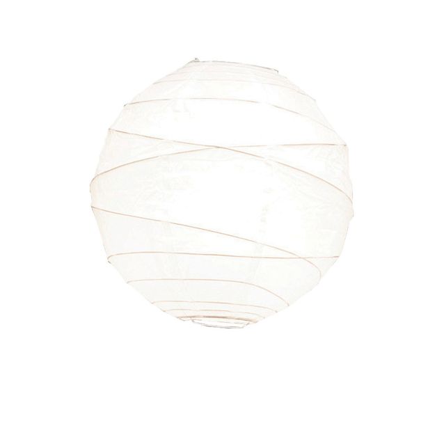 Varjostin Sessak Riisipaperi Ø 40 cm valkoinen