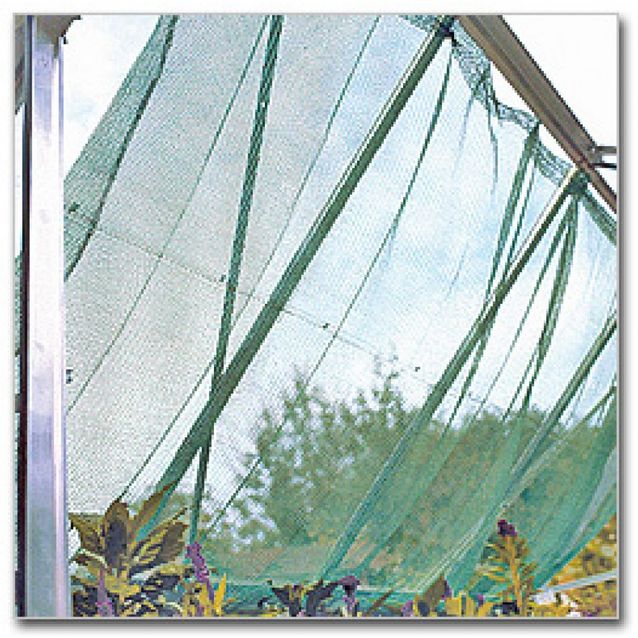 Varjostusverkko kasvihuoneeseen 150x370cm vihreä sis. Kiinnikkeet