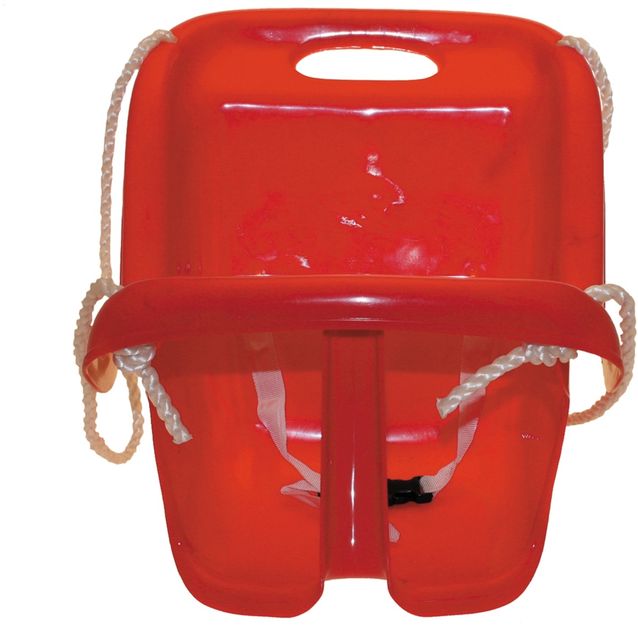 Vauvakeinu Nordic Play, korkea selkänoja, punainen