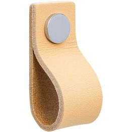 Vedin Beslag Design Loop nahka vaalea/kromi