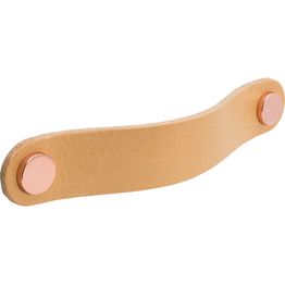 Vedin Beslag Design Loop Round 128 nahka vaalea/kupari