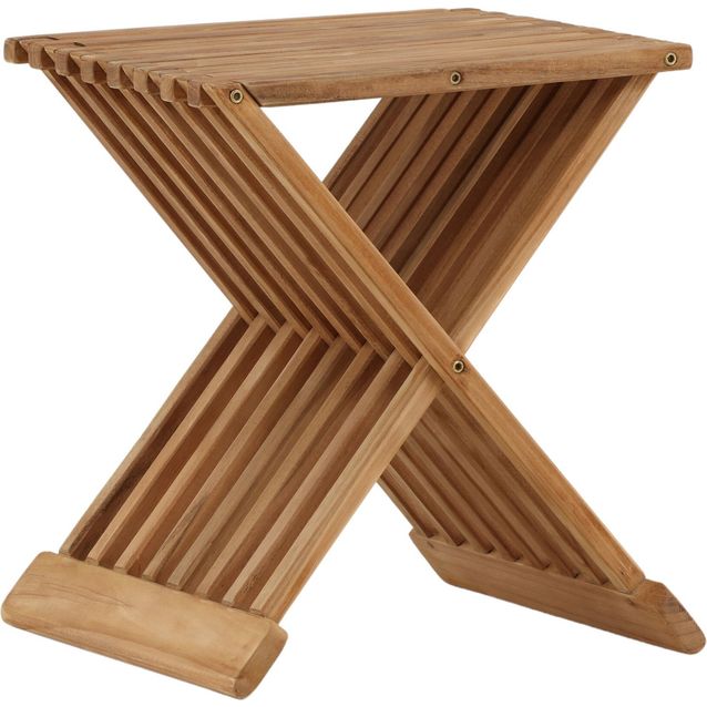 Sivupöytä Venture Home Ghana, 40x40cm, tiikki