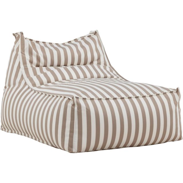 Säkkituoli Venture Home Redang, beige-valkoraidallinen