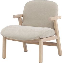 Nojatuoli Venture Home Rile, vaalea puu/beige