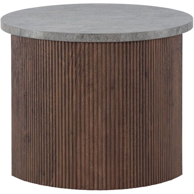 Sohvapöytä Venture Home Bristol, 120x60cm, mocca/kivi