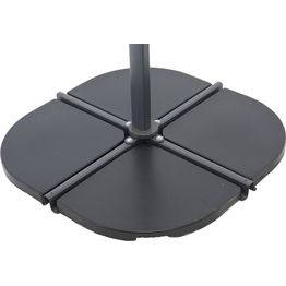 Aurinkovarjon jalka Venture Home Leeds, musta