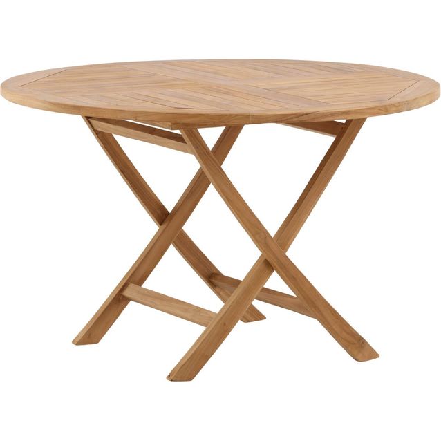 Ruokapöytä Venture Home Kenya, ø120cm, tiikki