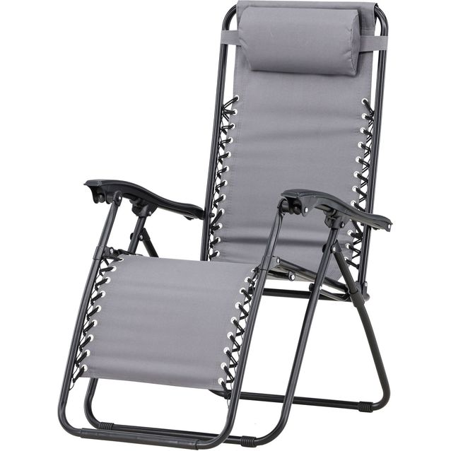 Aurinkotuoli Venture Home Vulcano, harmaa, 2kpl