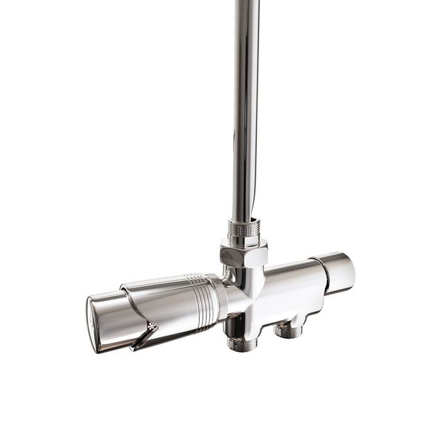 Venttiili Nordhem NK2 termostaatilla 430 mm C/C 40 mm kromi