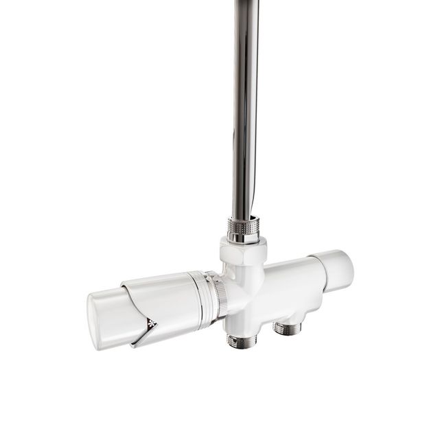 Venttiili Nordhem NV2 termostaatilla 430 mm C/C 40 mm valkoinen