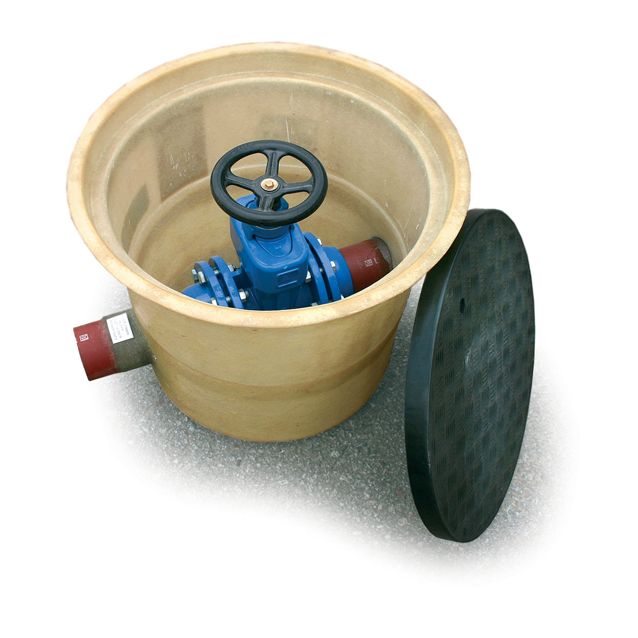 Venttiilikaivo DN100 WC-vesille Wavin-Labko