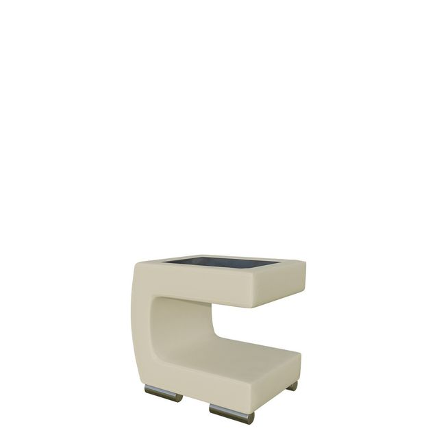 Verhoiltu yöpöytä Yöpöytä, beige (5092)