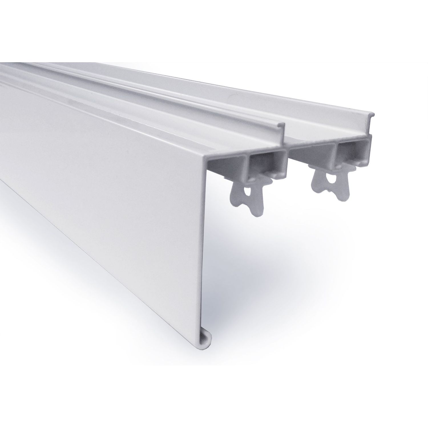 Verhokisko FP-Tuotteet 26606 kaksiurainen otsalauta valkoinen 220 cm