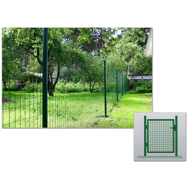 Verkkoaidan käyntiportti korkeus 150 cm leveys 150 cm