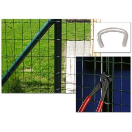 Verkkoaidan kiinnike AB Polar profiloidulle tolpalle