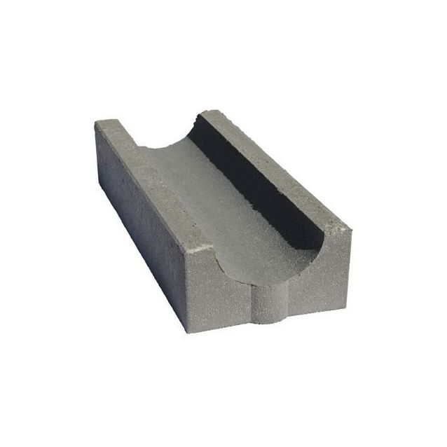 Vesikouru Rudus Kevyt 500x195x100 mm sileä musta