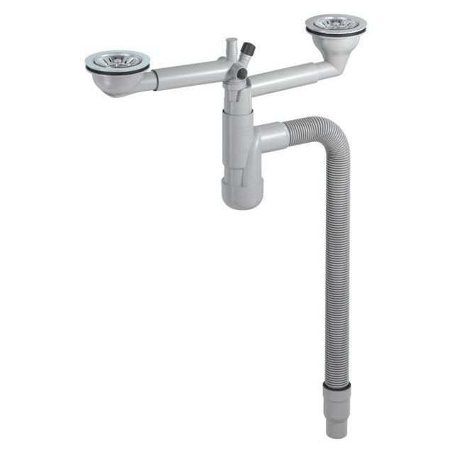 Vesilukko Prevex Flexloc, 2-os, 114mm koripohjaventtiilillä