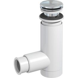 Vesilukko Prevex EasyClean, pop-up, krom. tulpalla, ilman lattiaputkella