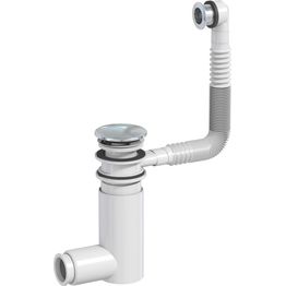 Vesilukko Prevex EasyClen, pop-up krom. Tulpalla, ylivuodolla