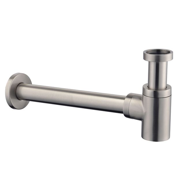 Vesilukko Interia Star Lux 1 1/4 seinäliitäntä teräs