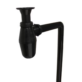 Vesilukko Raksa 32mm muovia musta