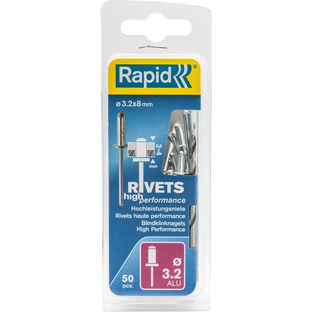 Vetoniitti Rapid 3.2X8 mm 50 kpl