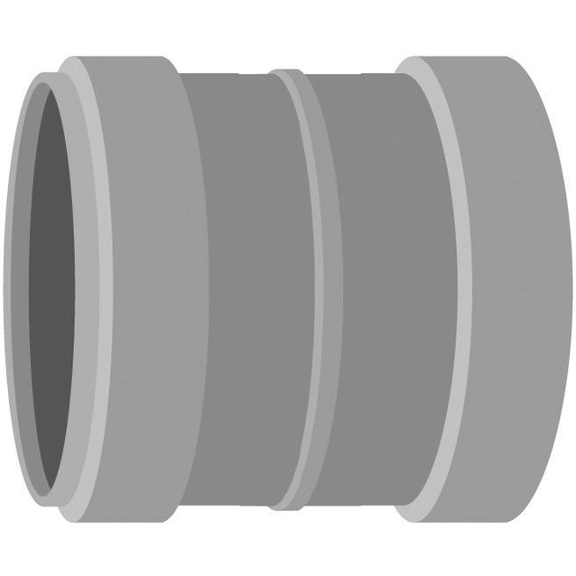 Viemärin kaksoismuhvi Meltex, HT, Ø110 mm