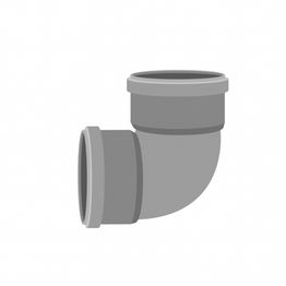 Viemärin muhvikulma Meltex HT Ø50 mm 45°
