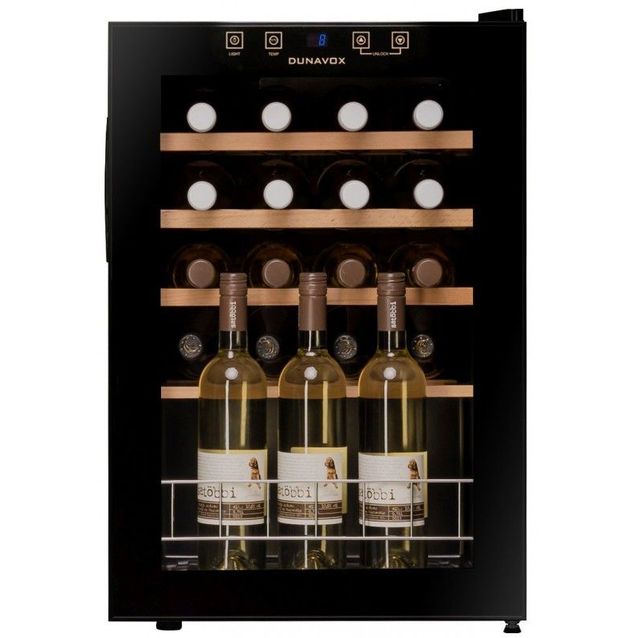 Viinikaappi Dunavox DXFH2062 43x65x48 cm musta