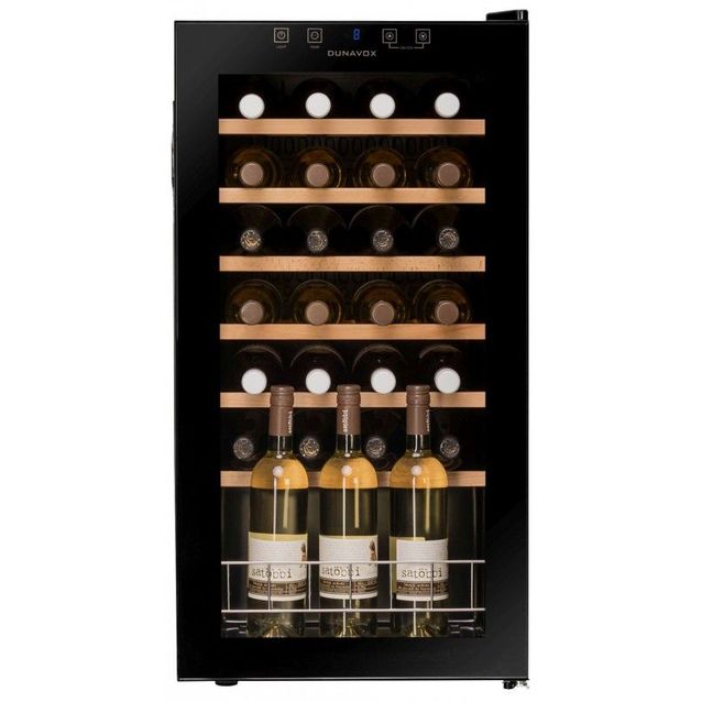 Viinikaappi Dunavox DXFH2888 43x83x48 cm musta