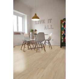 Vinyylikorkkilattia Corkart DP9540 vaalea tammi 1-sauvainen harjattu