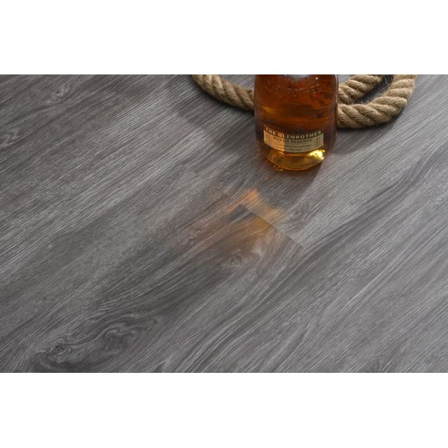 Vinyylilankku Habitas Flooring Dark Valley jäykkäydin askeläänieriste