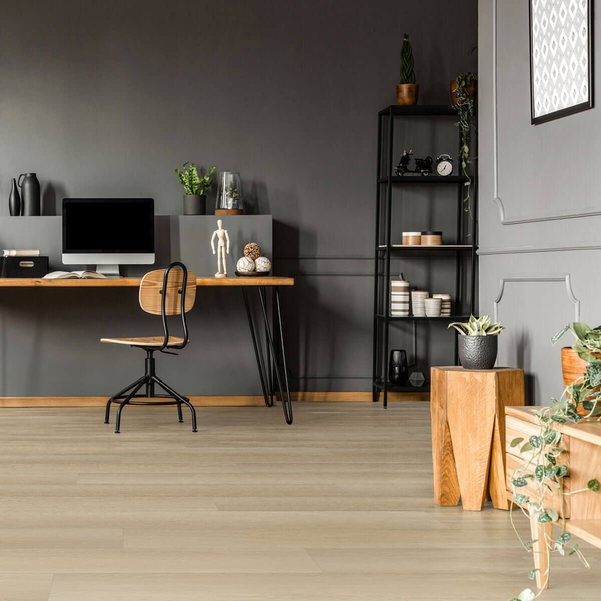 Vinyylilankku Karitma Nordic Design Vinyl 1002 Hetta integroitu alusmateriaali