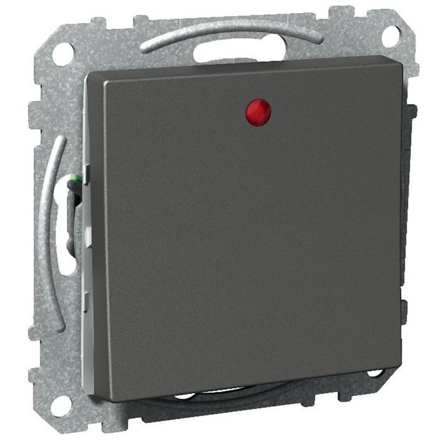 Vipupainike 6T/16A/IP21 2X UKJ LED antrasiitti Exxact