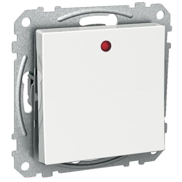 Vipupainike 6T/16A/IP21 2X UKJ LED valkoinen Exxact