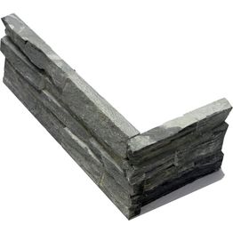 Verhoilukivi Shanghai Pippuri, ulkokulmaelementti, tumma, 40/20x15cm