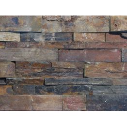 Verhoilukivi Majakivi Shanghai Kaneli 60x15 cm terrakotta/tummanruskea