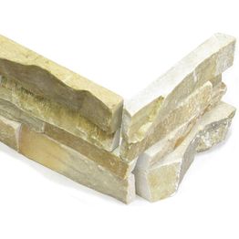 Verhoilukivi Shanghai Inkivääri, ulkokulmaelementti, harmaa/lämpimän ruskea, 40/20x15cm