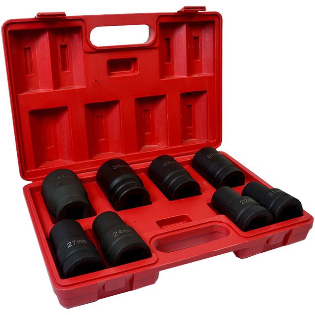 Voimahylsysarja ProMaster 1'' 8-osainen