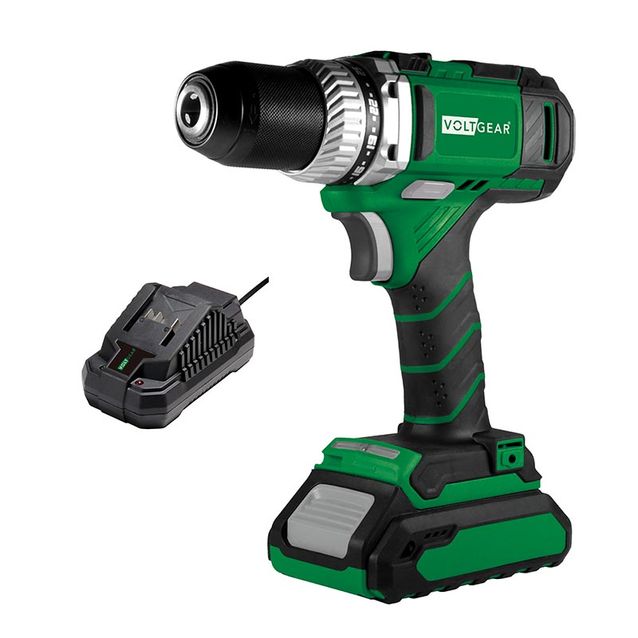 Akkuporakone Voltgear Plus 20V 2,0 Ah akulla