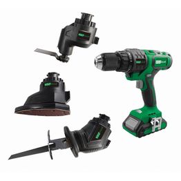 Multityökalu Voltgear 4-in-1 Plus 20V 2,0 Ah akulla