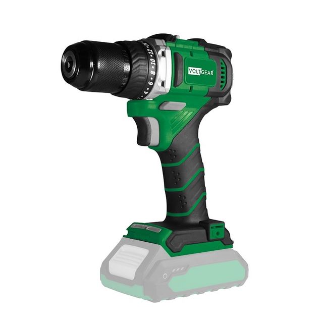 Akkuporakone Voltgear Plus 20V Brushless ilman akkua