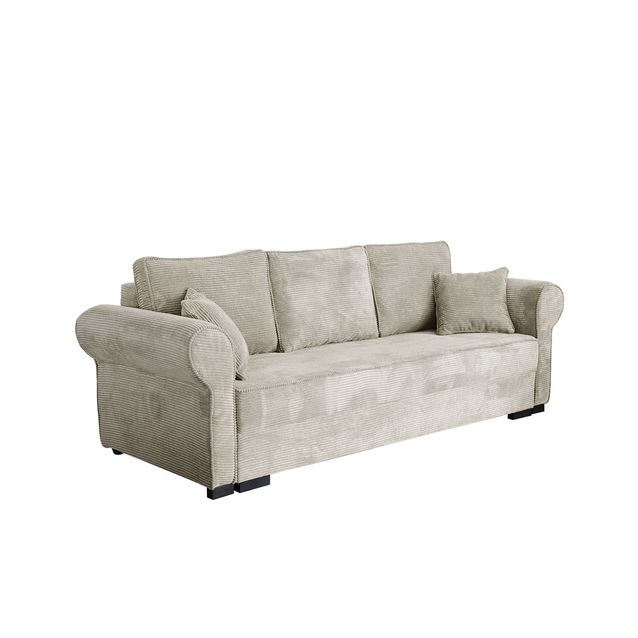 Vuodesohva OLIMPIA SZTRUKS, 4-istuttava, beige (6942)