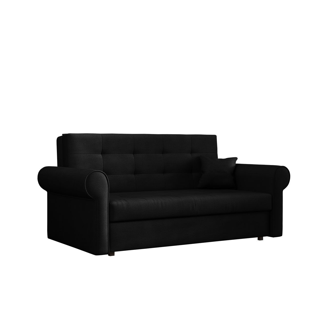 Vuodesohva VIVA SILVER III, 3-istuttava, musta (1830)