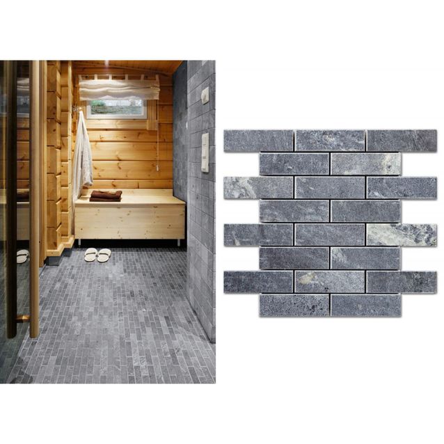 Vuolukivimosaiikki Tulikivi Classic T 300x260 mm