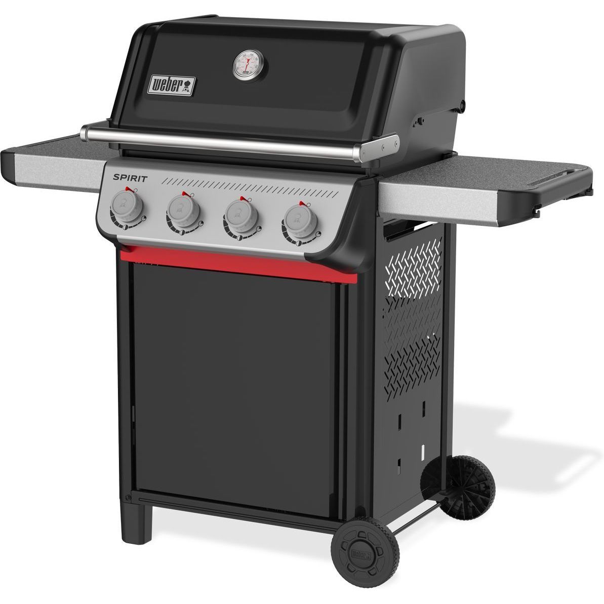 Kaasugrilli Weber Spirit E-410, 4 poltinta, musta